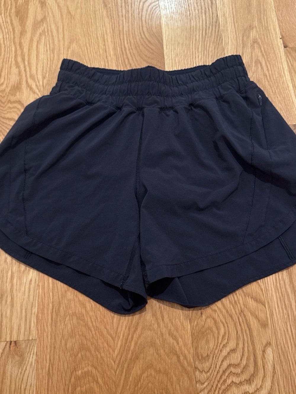 lululemon athletica Black Women's Athletic Shorts with Elastic Waist